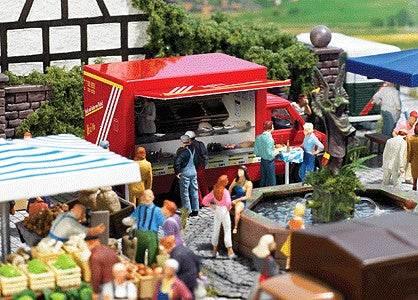 Busch 5421 HO Scale Bakery Sales Van & Accs. Lighted Interior Kit