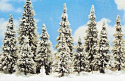 Busch 6465 Winter Set Include 10 Christmas Tree / Snowman / Aviary & Snow Powder