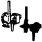 Cal Scale 190-213 HO Steam Loco Electrical Generators Brass Castings Loco Light