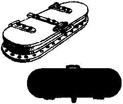 Cal-Scale 190-233 HO Scale Tender Hatch Rounded Base Brass Castings