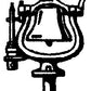 Cal Scale 190-328 HO Steam Engine Air Ringer Brass Casting Bell with Bracket
