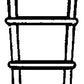 Cal Scale 190-418 HO Ladder For Baldwin Shark