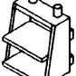 Cal Scale 190-475 HO Pennsylvania Railroad Cabin Car (Caboose) Steps (Pack of 4)