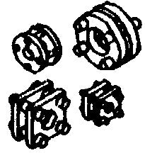 Cal Scale 190-485 HO Steam Loco Square/Round Piping Unions (Pack of 16)