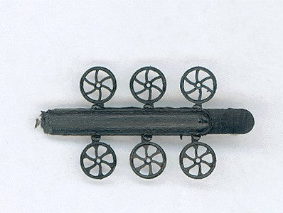 Cal Scale 190-487 HO Brake Wheel Plastic (Pack of 6)