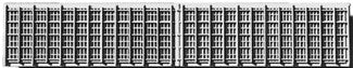 Cannon 1405 HO Scale Radiator Grilles & Shutters Wire Mesh Grille (Pack of 4)