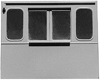 Cannon & Company 191-1506 Spartan Cab Sides - 4-Window For EMD 40 Series Diesels