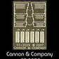 Cannon 2029 HO Photo-Etched Brass Athearn SD40 Engine Step Set