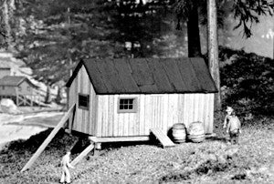 Campbell Scale Models 230 HO Scale Portable Bunkhouse A Kit