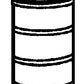 Campbell Scale Models 251 HO Plain Unpainted Oil Drums (Bag of 12)