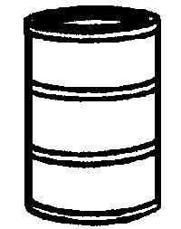 Campbell Scale Models 251 HO Plain Unpainted Oil Drums (Bag of 12)