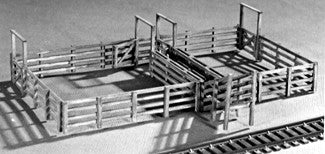 Campbell Scale Models 781 HO Cattle Loading Pens Kit