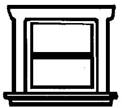 Campbell Scale Models 903 HO Small 6-Pane Windows Plastic 6 (Pack of 6)