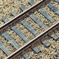 Central Valley Models 2003 HO Scale Main-Line Tie Strip 8' - 6" (Pack of 50)