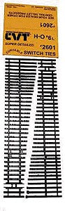 Central Valley Models 2601 HO Curvable Switch Tie Strip #6
