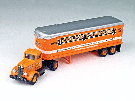 Classic Metal Works 31145 HO Mini Metals Coles Exp. White WC Tractor/Trailer Set