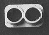Detail Associates LT1023 HO Scale Dual Headlight-Pyle Horiz W/Shield (Pack of 2)