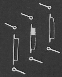 Detail Associates 2304 HO Cab Wind Deflector Types (Pack of 3)