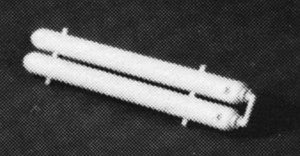 Detail Associates 3202 HO Scale Air Peservoir Double 12"Dia Top Mount(Pack of 2)