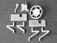 Detail Associates 6402 HO Brake Wheel & Gear-Miner (Pack of 2)
