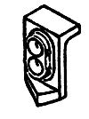 Details West HI-137 HO Scale Mars Flush Mount Type Twin Signal Light