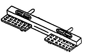 Details West BP192 HO Scale Pilot Beam With Footboards (Pack of 2)
