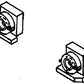 Details West 243 HO Scale Ditch Lights with Platforms & Lenses Set