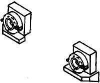 Details West 243 HO Scale Ditch Lights with Platforms & Lenses Set