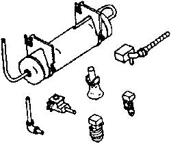 Details West 263 HO Air Tank Kit w/ Brackets Pipes Air Filters Bell Moisture