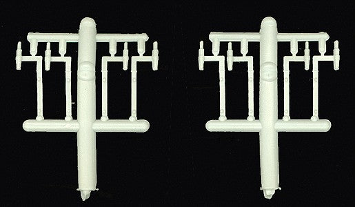 Details West 330 HO Locomotive Sander Brackets 4 Axle and 6 Axle Trucks