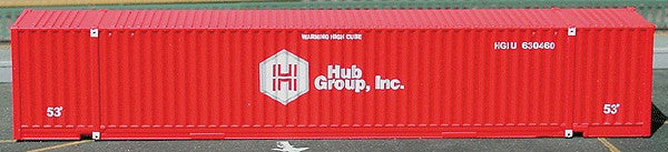 Deluxe Innovations 13080 N Hub Group 53' Corrugated Container (Pack of 2)