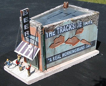 Downtown Deco 1040 The Trackside Tavern Building Kit