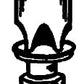 Custom Finishing 103 HO Whistles Tall Brass Part (Pack of 2)