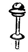Custom Finishing 105 HO Tall Electrical Insulator Brass Part (Pack of 2)