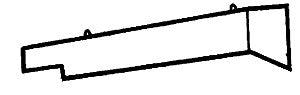 Custom Finishing 266 HO GP38/38-2 LOng Notch Snowshield (Pack of 2)