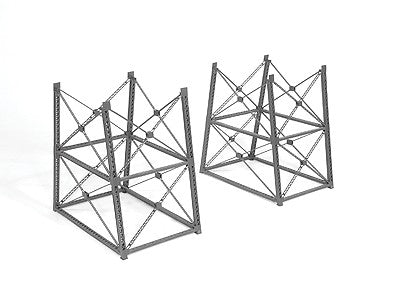 Micro Engineering 75-546 HO and HOn3 Height Extension Tall Steel Viaduct Kit