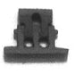 Micro Engineering 80-034 HO White Metal Castings Bridge Shoes (Pack of 8)