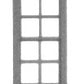 Micro Engineering 80-064 HO 28" x 64" 8 Pane Windows (Pack of 8)