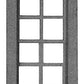 Micro Engineering 80-067 HO 25" x 50" 8 Pane Windows (Pack of 8)