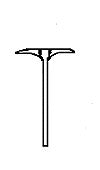 Evergreen Hill 621 HO Picks (Pack of 6)