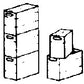 Evergreen Hill 644 HO Assorted Boxes (Pack of 3)