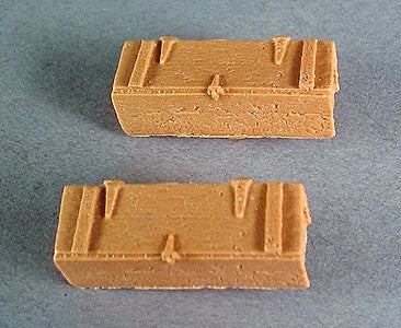 Frenchman River Modelworks 1151 HO Scale Wood Deck Storage Box (Pack of 2)