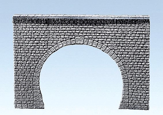 Faller 170881 HO Natural Cut Stone Ashlars Double Track Tunnel Portal Sheet