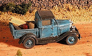 GHQ 57006 1930 N Scale 1930 Model A Pickup Truck Unpainted Pewter Kit
