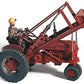 GHQ 60005 HO Farm Machinery 1950s Red Super M-TA Farm Tractor w/Front Loader Kit