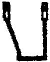 Tichy 3047 HO Angled Offset Side Mount Freight Car Stirrups (Set of 10)