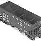 Tichy 4027 HO Scale Undecorated 36' USRA 2-Bay Open Steel Hopper Kit
