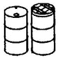 Grandt Line 5041 HO Scale 55 Gallon Steel Drums & Fire Barrel Lids (Pack of 12)