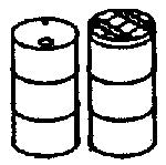 Grandt Line 5041 HO Scale 55 Gallon Steel Drums & Fire Barrel Lids (Pack of 12)