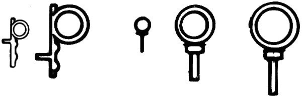 Grandt Line 5085 HO Lift Ring & Eyebolt Assortment (Pack of 108)